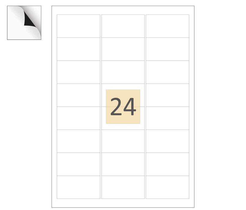 Opaque Blockout Labels (64mm x 34mm)