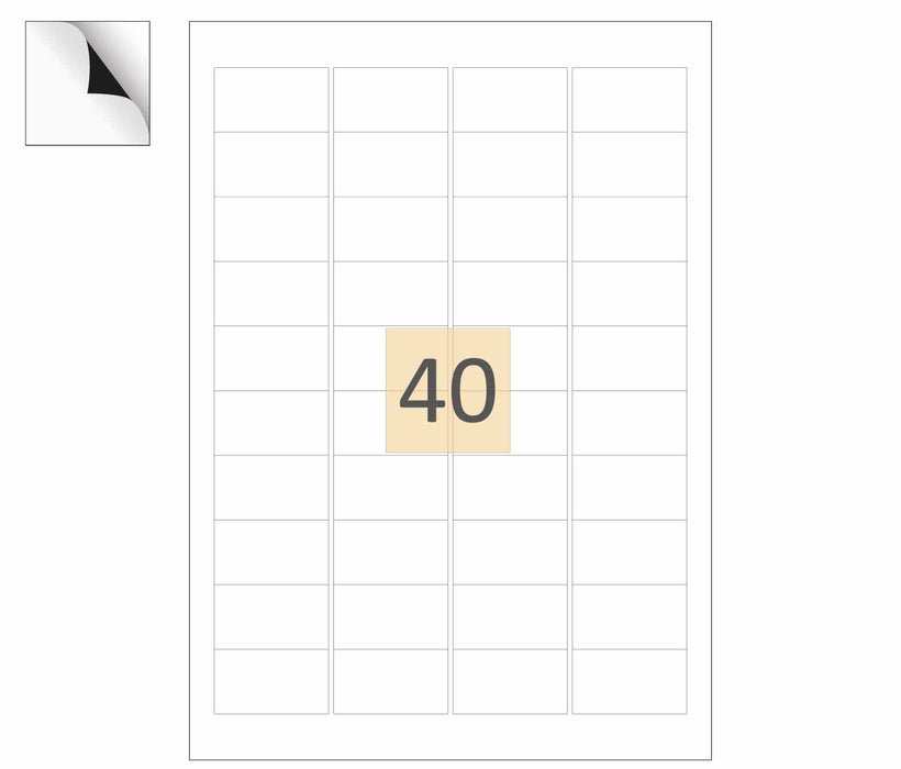 Opaque Blockout Labels (46mm x 25mm)
