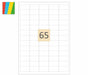 Coloured Adhesive Printer Labels (38mm x 21mm)