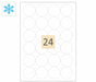24 Round Freezer Labels (45mm)