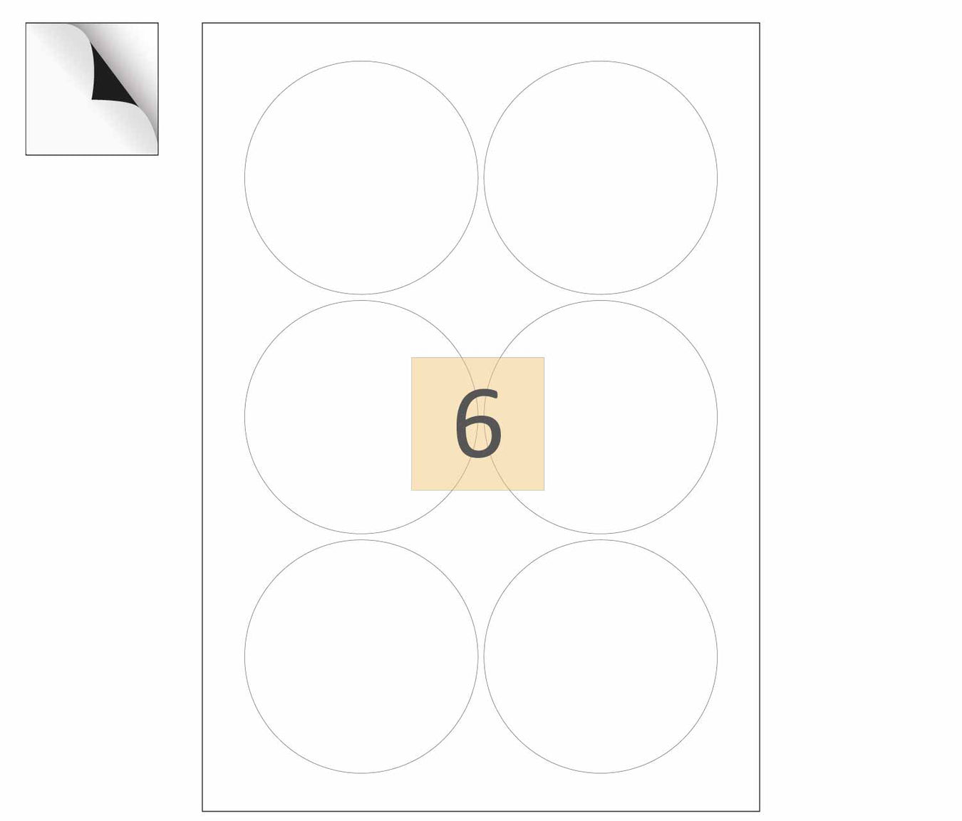 Opaque Round Labels