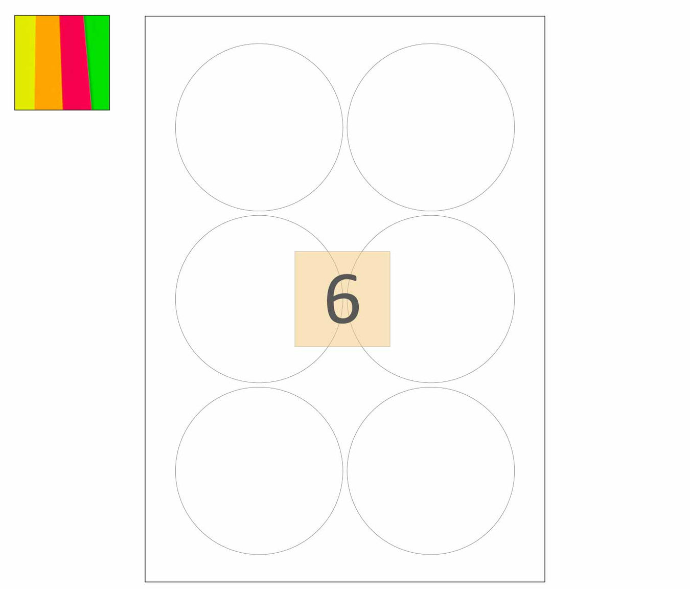 Round Fluorescent Labels