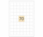 70 Square Matt White Labels (25mm x 25mm)
